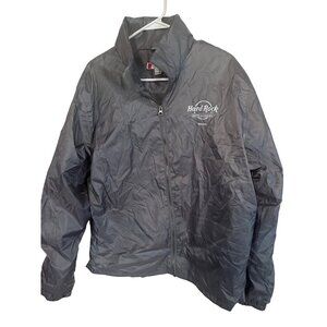 Hard Rock Hotel & Casino gray and white jacket size L